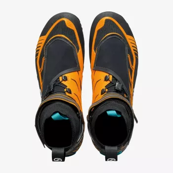 Scarpa Ribelle Tech 3 HD Mountaineering Boots - Black/Bright Orange - Size 41.5 EU