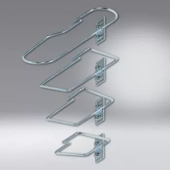 SCHÄFER IT SYSTEMS Pašlīmējošs kabeļu skava sudraba pelēka PA6.6, maks. 6 mm, 25x19x9 mm, 7968300