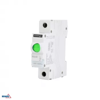 SCHELINGER A15-SL8-ZI LED signāllampa zaļa 230V AC IP65 paneļa montāža 22mm