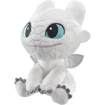 Schmidt Spiele Dragons Light Fury Tagschatten Smiling Plush Toy 18 cm