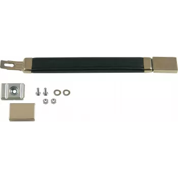 SCHROFF Bandgriff 240mm melns alumīnija rokturis, 22mm roktura platums, 220mm montāžas solis 10504003