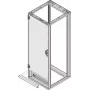 SCHROFF durvju eņģes kronšteins 60mm RAL 7021 melni pelēks 27230061
