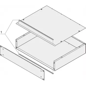 SCHROFF EMC blīvju komplekts MultipacPRO 3U 42HP - EMI/RFI ekranēšana 20860130