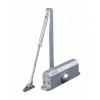 SCOT DC-30 griestu durvju aizvērējs durvīm 80-100 kg, regulējams EN 3-5, sudraba