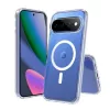SCREENOR Bufera vāciņš Google Pixel 11 Pro XL – magnētisks MagSafe saderīgs, caurspīdīgs ar melnu rāmi, TPU/PC
