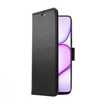 SCREENOR SMART Realme C100 ekrāna aizsargs, 9H rūdīts stikls, 0.33mm, pilna pārklājuma, caurspīdīgs