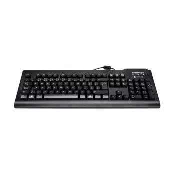 SEAL SHIELD Silver Seal USB Keyboard SSKSV108DE Black 100% Waterproof and Dustproof Dishwasher Safe
