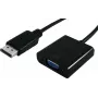 SECOMP STANDARD DisplayPort uz VGA adaptera kabelis, DP vīrišķais uz VGA sievišķo, 1m, melns (S3201-10)