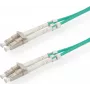 SECOMP STANDARD optiskās šķiedras savienojuma kabelis OM3 50/125µm LC/LC Duplex tirkīza 2m S1802