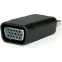 SECOMP STANDARD HDMI uz VGA adapteris ar audio, HDMI vīrišķais uz VGA sievišķais, Full HD 1080p, melns S3208