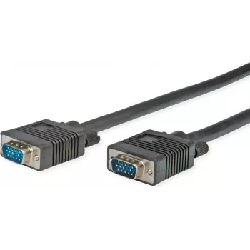 SECOMP STANDARD SVGA kabelis HD15 ST - ST, melns, 10 m (S3605)