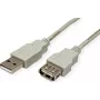 SECOMP STANDARD USB 2.0 pagarinājuma kabelis, Type A male to female, bēšs, 0,8 m (S3111)
