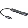 SECOMP STANDARD USB 2.0 centrmezgls, USB-C savienojums, 4x USB-A porti (3x USB 2.0 + 1x USB 3.2 Gen1) (S3017)