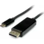 SECOMP STANDARD USB-C uz DisplayPort adaptera kabelis 1m 4K@60Hz melns S3732