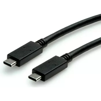 SECOMP STANDARD USB-C uz USB-C 3.2 Gen 2 kabelis, E-Mark, 10Gbps, 100W PD, 0,5m, melns S3520