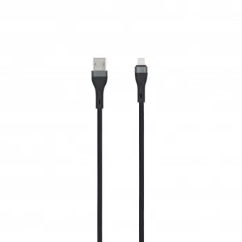 SEEK TOTI USB-A uz Lightning 2m Pīts Kabelis 2A (Ne-MFI) Melns