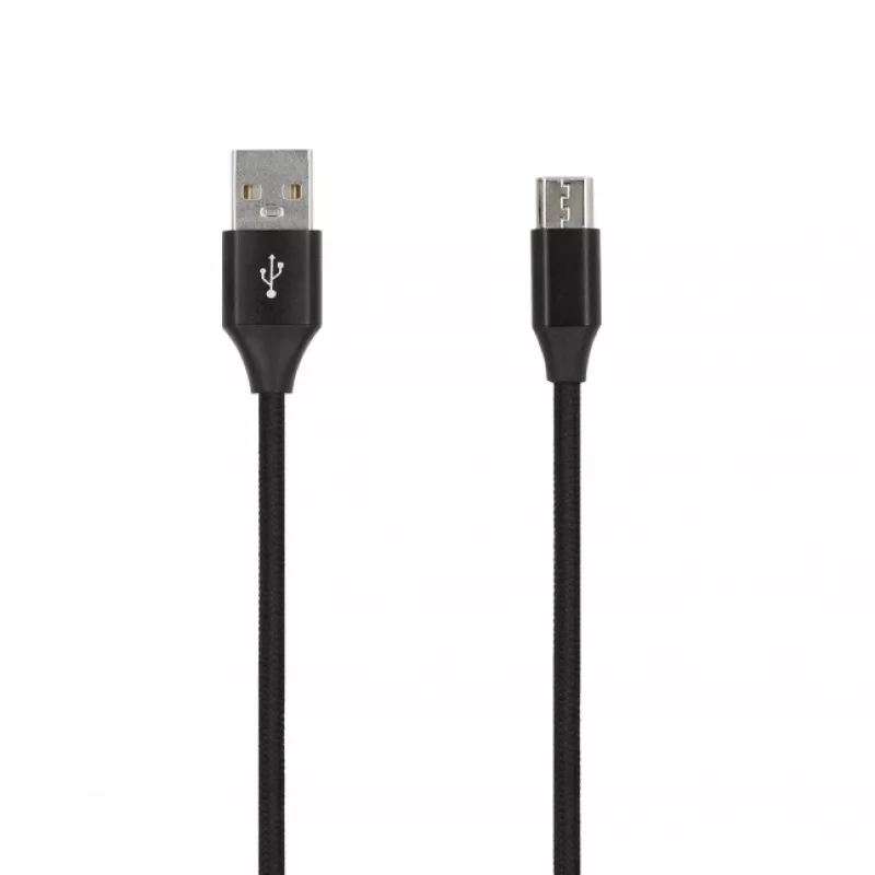 SEEK TOTI USB A uz Micro USB, 2m pīts kabelis 2A, melns
