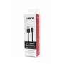 SEEK TOTI USB-A uz Type-C, 1m PVC datu kabelis 3A, melns