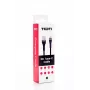 SEEK TOTI USB-A uz USB-C Pīts Kabelis 2m 3A Melns