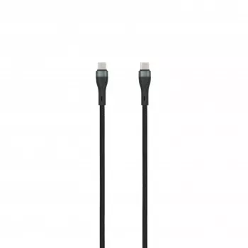 SEEK TOTI USB-C uz USB-C 2m Pīts Kabelis 3A Melns