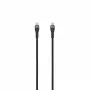 SEEK TOTI USB-C uz USB-C 2m Pīts Kabelis 3A Melns