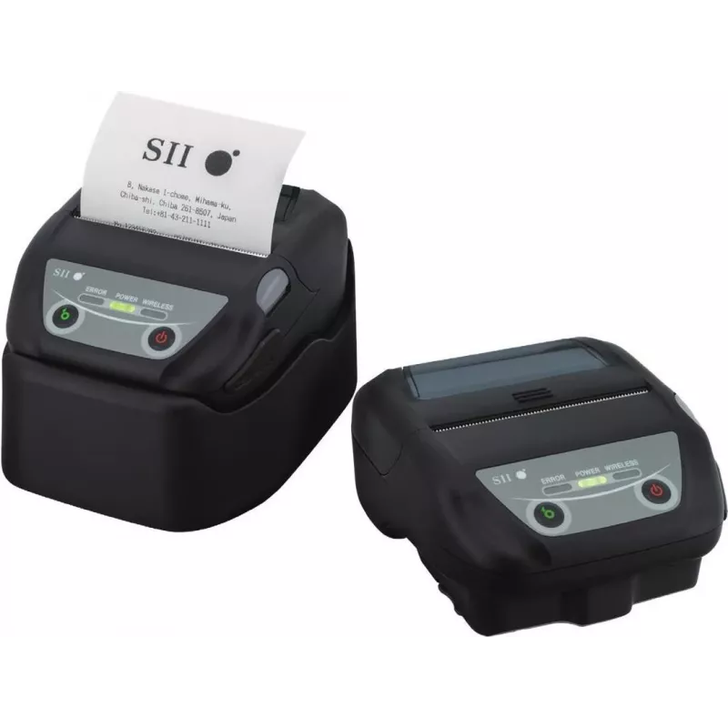 Seiko Instruments MP-B30 mobilais termiskā marķējumu printeris, 203 dpi, 127 mm/s, USB un Bluetooth, melns MP-B30-B02JK1-EA