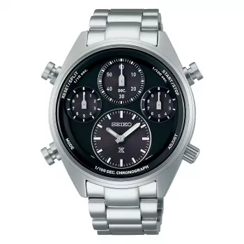 SEIKO Prospex Solar Chronograph Limited Edition SFJ003P1 42mm Nerūsējošais tērauds Melns ciparnīca