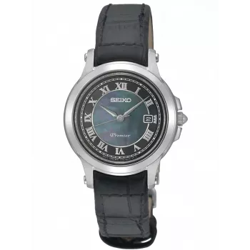 SEIKO sieviešu pulkstenis SXDE05P1 27mm nerūsējošais tērauds kvarca