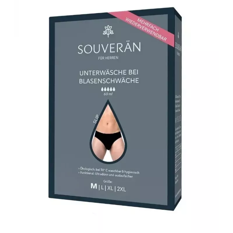 Selenacare Bladderleak Underwear Slip Melns / M
