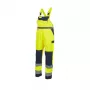 Semi-kombinēts augstas redzamības darba apģērba komplekts 3. klase, fluorescējoši dzeltens/tumši zils, izmērs M