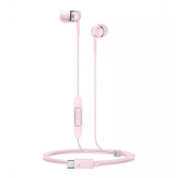 Sennheiser CX 80U vadu austiņas ar mikrofonu un tālvadības pulti, Sakura rozā, 17 Hz - 20 kHz
