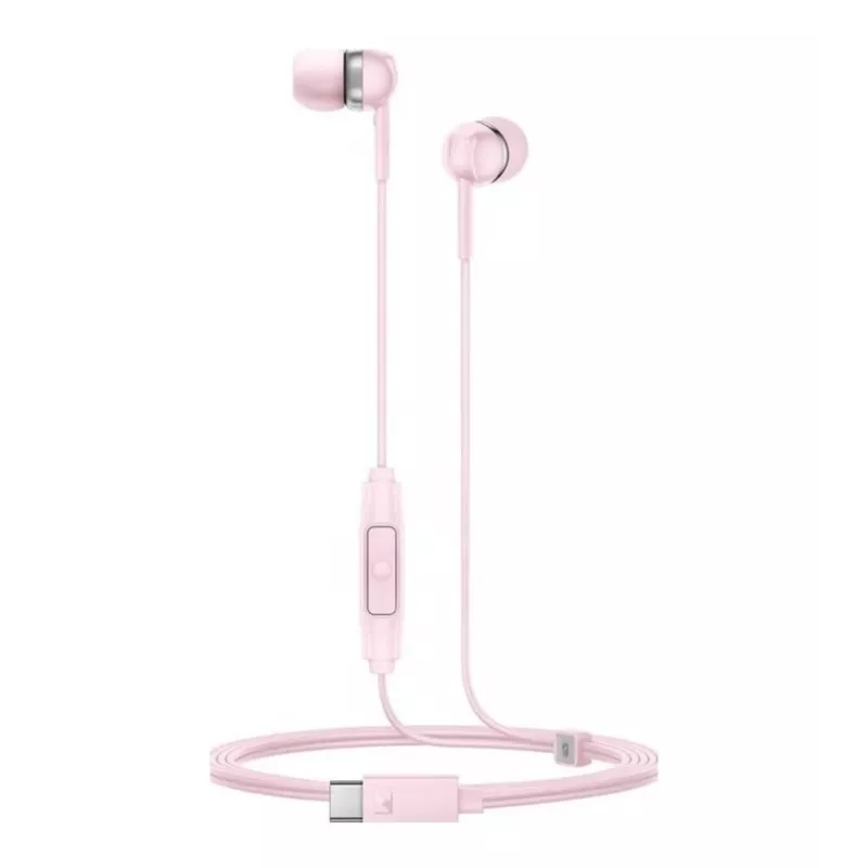 Sennheiser CX 80U vadu austiņas ar mikrofonu un tālvadības pulti, Sakura rozā, 17 Hz - 20 kHz