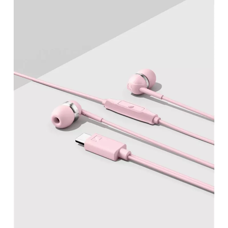 Sennheiser CX 80U vadu austiņas ar mikrofonu un tālvadības pulti, Sakura rozā, 17 Hz - 20 kHz
