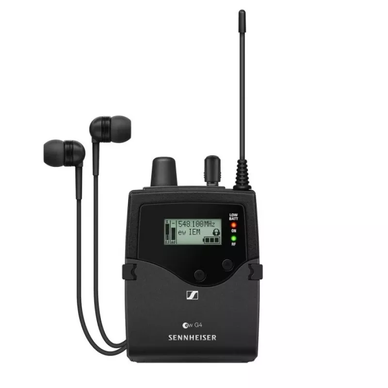 Sennheiser EK IEM G4-A1 - Kompakts stereo uztvērējs, 470–516 MHz