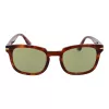 SERENGETI SS575006 Unisex saulesbrilles - satīna melns neilona rāmis, fotohromiskas polarizētas minerālstikla lēcas, 52 mm