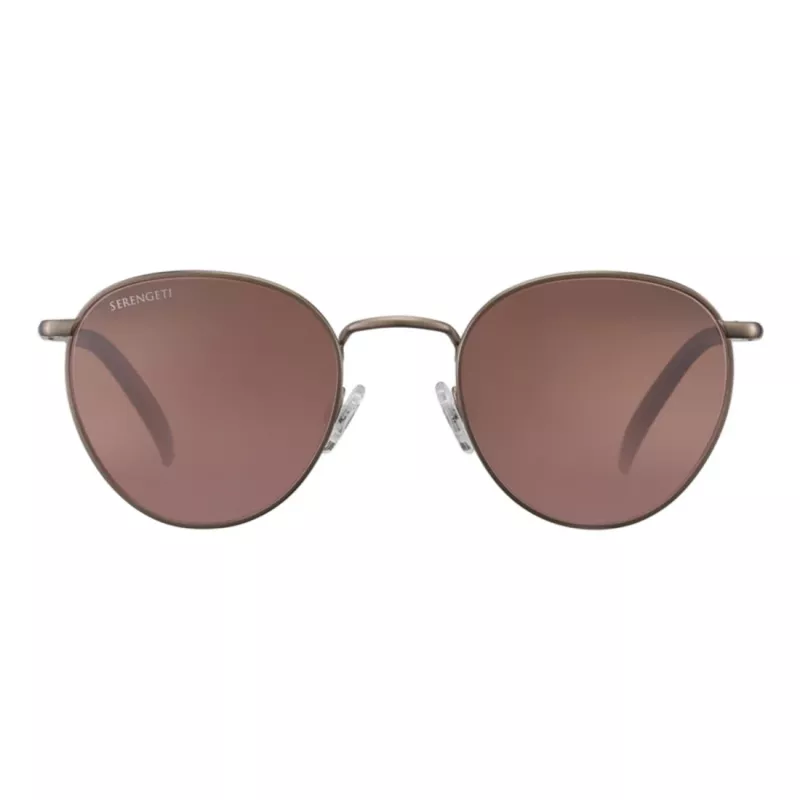 SERENGETI Unisex 8928 Saulesbrilles - Melns Rāmis, Drivers Brūna Lēca, 50/21/140 mm