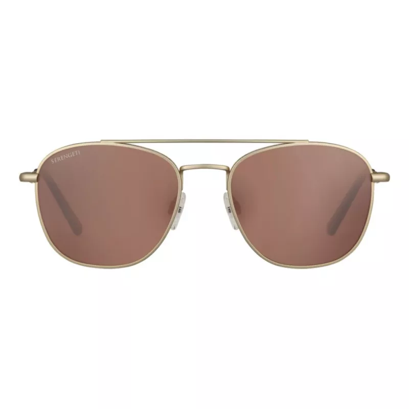 SERENGETI Unisex saulesbrilles SS542004 - Fotohromiskas polarizētas minerālstikla lēcas, 53 mm lēcu platums, klasisks taisnstūris