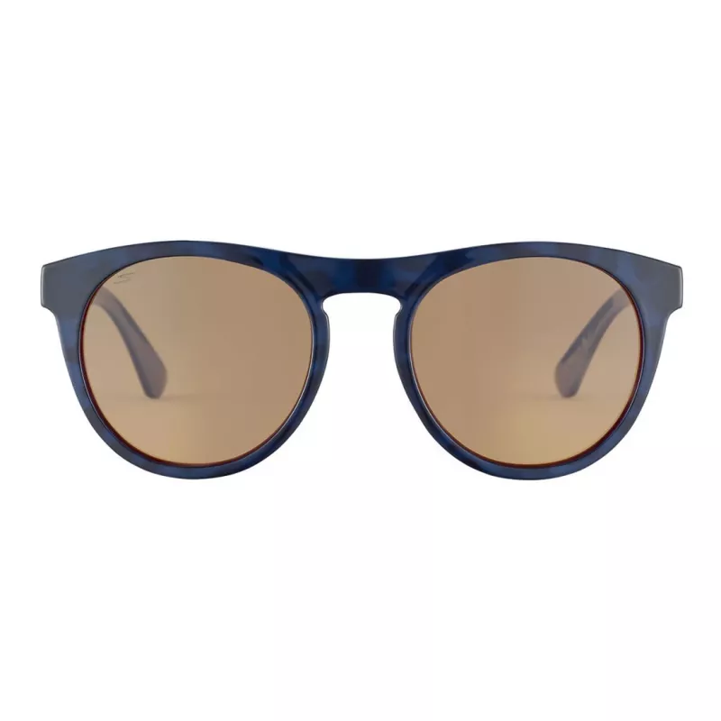 SERENGETI Unisex Saulesbrilles SS572003-S Satīna Melns Taisnstūra Rāmis Brūnas Polarizētas Drivers Lēcas 53/20/140 mm