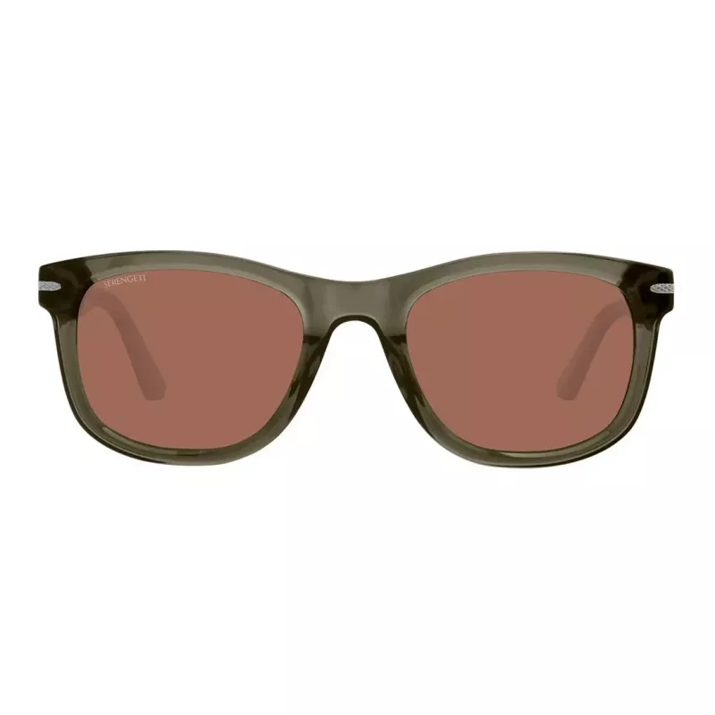 SERENGETI Unisex saulesbrilles SS745004-S - Spīdīgs melns rāmis, Drivers Gold lēcas, 54/24/145 mm