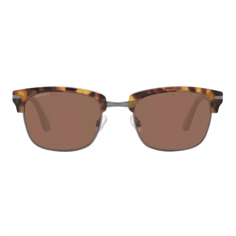 SERENGETI Unisex Saulesbrilles SS746004-S Spīdīgi Melnas Drivers Gradient 54/22/150 mm