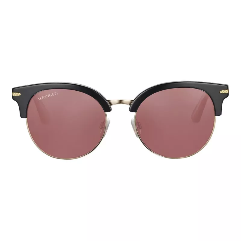 SERENGETI Sieviešu SS560001 Saulesbrilles - Havana Acetāta Rāmis, Brūnas Fotohromas Minerālstikla Lēcas, 53mm