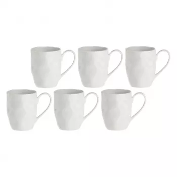 6 porcelāna krūzes LA PORCELLANA BIANCA Bianca kolekcija