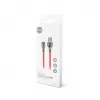 Setty USB-A uz Micro-USB kabelis 1,0 m 3A ātra uzlāde Sarkans FC-M
