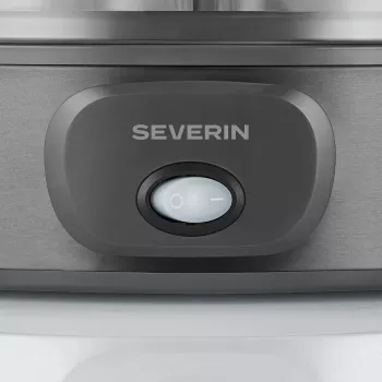 Severin JG 3510 Jogurta gatavotājs, 7 x 150 ml burciņas, tumši nerūsējošais tērauds/melns