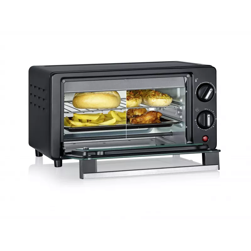 Severin TO 2062 Galda cepeškrāsns ar rotējošo iesmu, 20 L, 1500 W, melna