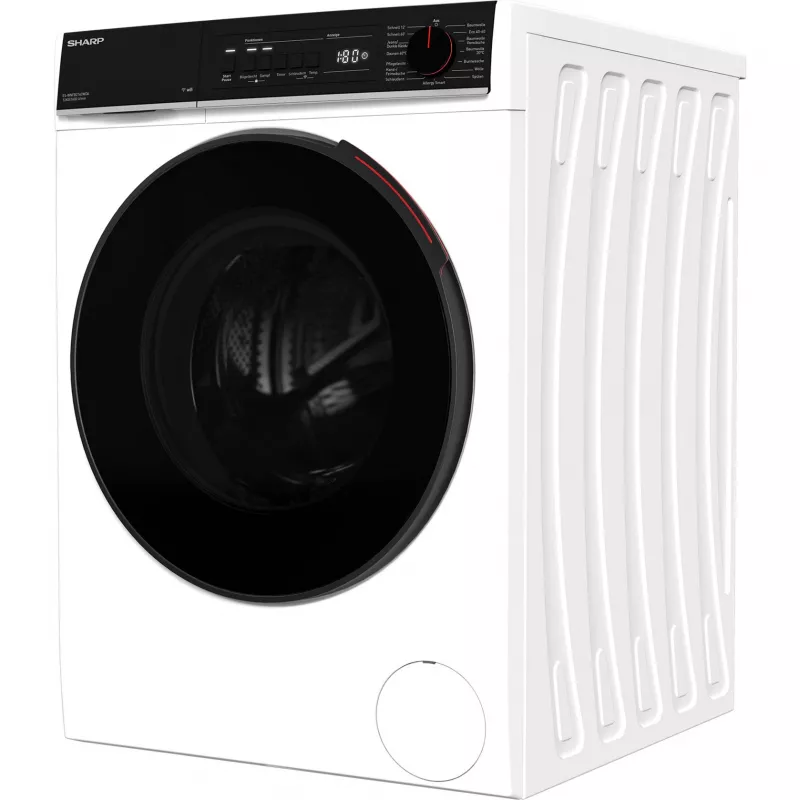 SHARP ES-WNFB214CWDA-DE Front Load Washing Machine, 10 kg, 1400 rpm, White, Wi-Fi, Advanced Inverter Motor