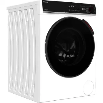 SHARP ES-WNFB214CWDA-DE Front Load Washing Machine, 10 kg, 1400 rpm, White, Wi-Fi, Advanced Inverter Motor