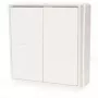 Shelly Blu ZB Wall Switch 4 viedais bezvadu 4 pogu sienas slēdzis, Zigbee un Bluetooth, ar bateriju, balts Shelly_B_ZB_WS_4_SA