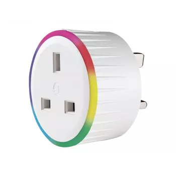 Shelly Plus Plug UK – Wi-Fi & Bluetooth viedais kontaktdakša ar enerģijas uzraudzību, 3000W, UK G tips