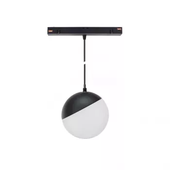 SHIFT Globe Lamp Suspended 100 WLD+40001 - Melna piekaramā lampa E27 100W